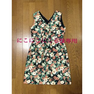 ロペピクニック(Rope' Picnic)の【専用】【美品】ロペピクニック　花柄ワンピース(ひざ丈ワンピース)