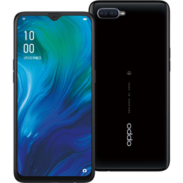 Rakuten(ラクテン)のOPPO Reno A 128GB ブラック スマホ/家電/カメラのスマートフォン/携帯電話(スマートフォン本体)の商品写真