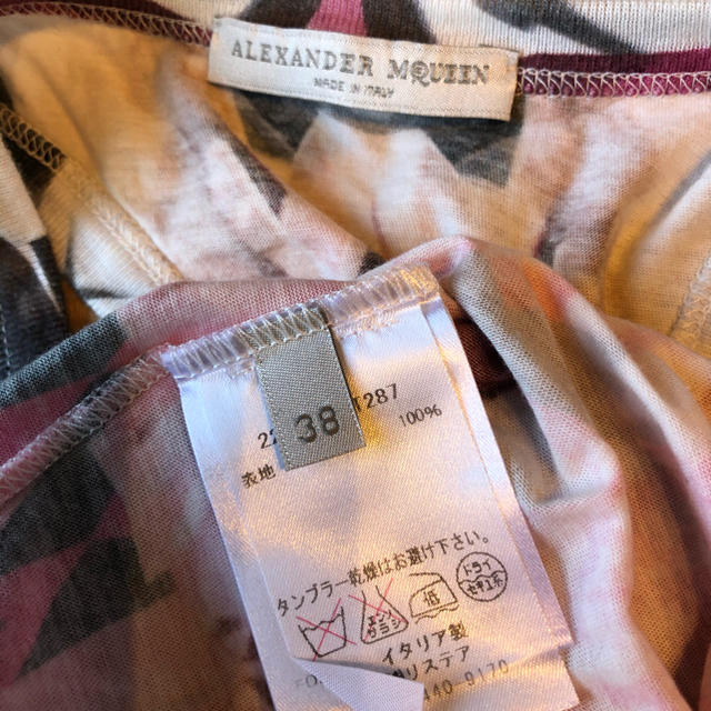 Alexander McQueen(アレキサンダーマックイーン)のアレキサンダーマックイーンALEXANDERMQUEENスカルタンクトップ☆38 レディースのトップス(タンクトップ)の商品写真