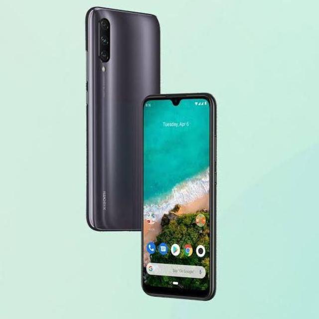 【値下げ】即日発送 ほぼ新品 Xiaomi Mi A3 4GB/64GB 黒スマートフォン本体