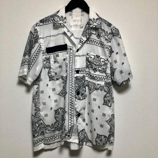 sacai 19SS バンダナシャツ