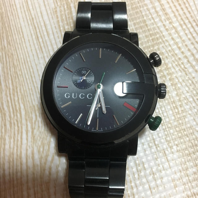 【希望者のみラッピング無料】 Gucci - 正規品　GUCCI  メンズ腕時計 腕時計(アナログ)