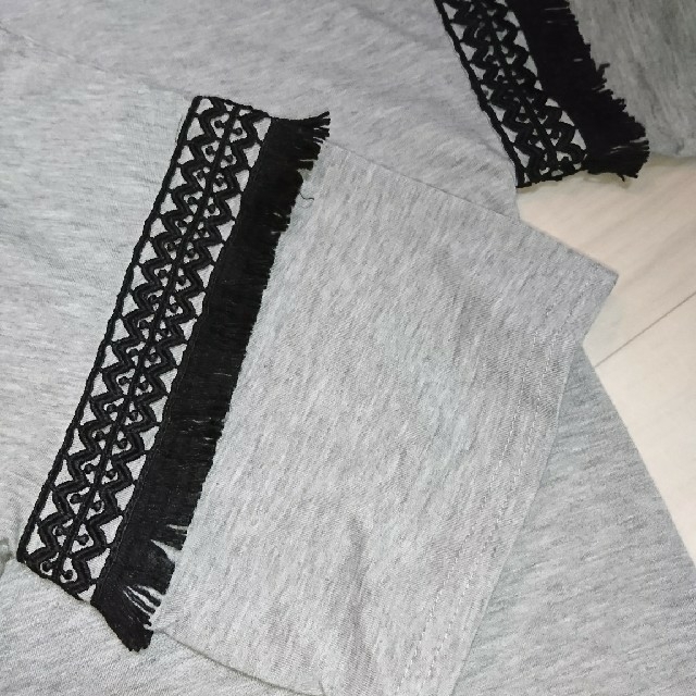 GRL(グレイル)のGRL★フリンジレースＴ★ レディースのトップス(Tシャツ(半袖/袖なし))の商品写真