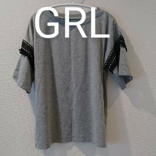 グレイル(GRL)のGRL★フリンジレースＴ★(Tシャツ(半袖/袖なし))