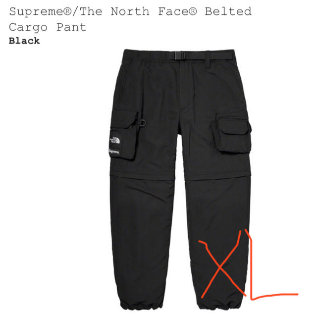 Supreme/North Face Belted Cargo Pant