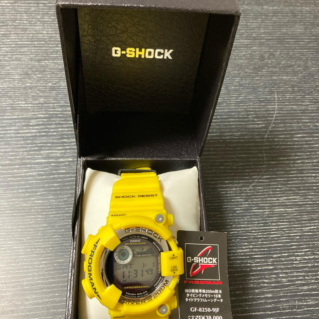 【新品未使用】G-SHOCK  イエローFROGMAN　タフソーラー