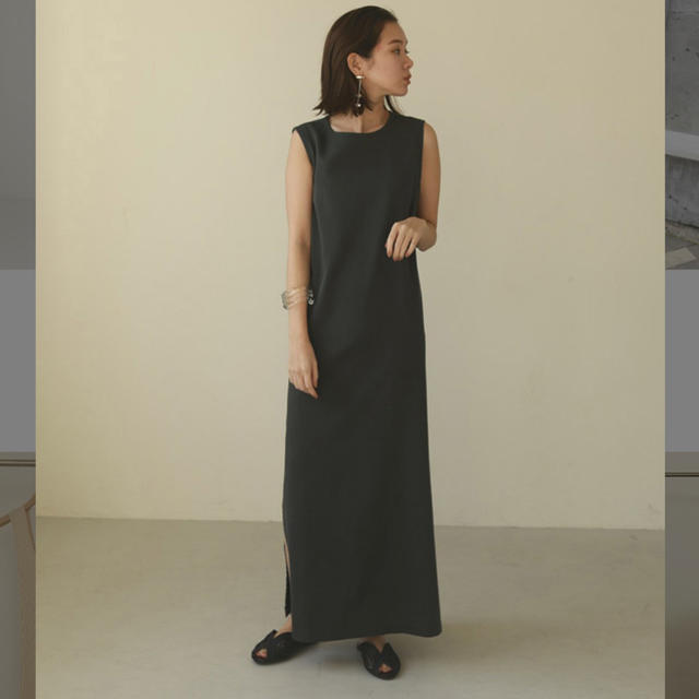 TODAYFUL(トゥデイフル)のTODAYFUL☆ Dobbystripe Slit Dress レディースのワンピース(ロングワンピース/マキシワンピース)の商品写真