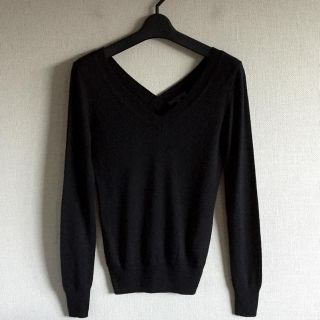 ブラックバイマウジー(BLACK by moussy)のブラックbyマウジー♡黒色のVニット(ニット/セーター)