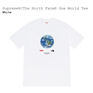 シュプリーム(Supreme)のsupreme north face world tee S Tシャツ 新品 (Tシャツ/カットソー(半袖/袖なし))