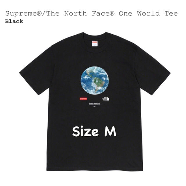 Supreme(シュプリーム)のSupreme®/The North Face® One World Tee メンズのトップス(Tシャツ/カットソー(半袖/袖なし))の商品写真