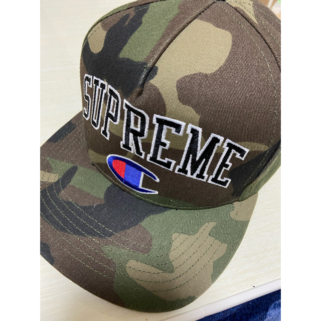 supreme×championコラボキャップ