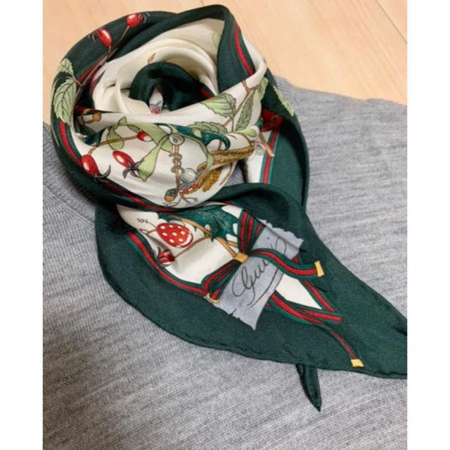 Gucci - GUCCI グッチ シルクスカーフ 菱形 VINTAGE ひし形 の通販 by beauty living's shop