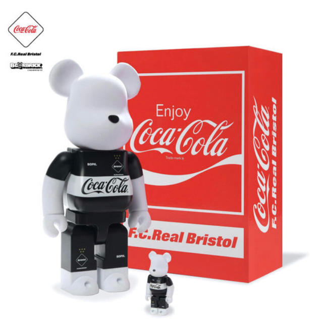 BE@RBRICK F.C.R.B × COCA-COLA 100％u0026400％-