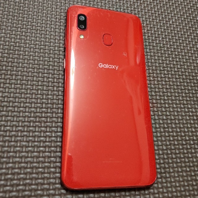 Galaxy(ギャラクシー)のau GALAXY A30 scv43 レッド スマホ/家電/カメラのスマートフォン/携帯電話(スマートフォン本体)の商品写真