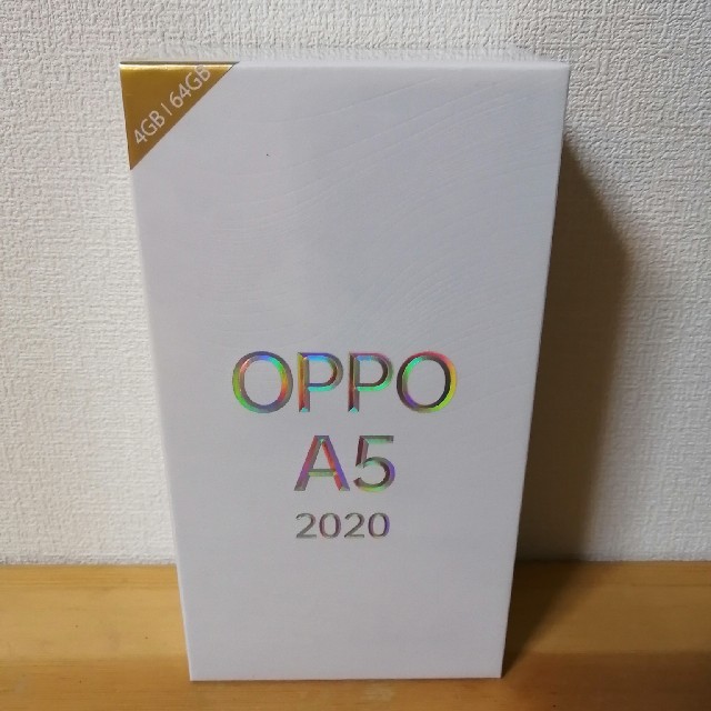 納付書付　OPPO A5 2020 green CPH1943GR 新品送料込スマートフォン/携帯電話