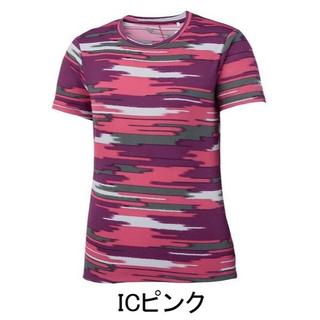 アシックス(asics)の【アシックス】 レディースTシャツ WSランニングプリントTシャツ　サイズL(Tシャツ(半袖/袖なし))