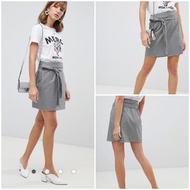 asos(エイソス)のASOS Vero Moda チェックミニスカート レディースのスカート(ミニスカート)の商品写真