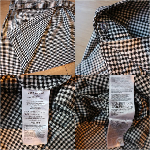 asos(エイソス)のASOS Vero Moda チェックミニスカート レディースのスカート(ミニスカート)の商品写真