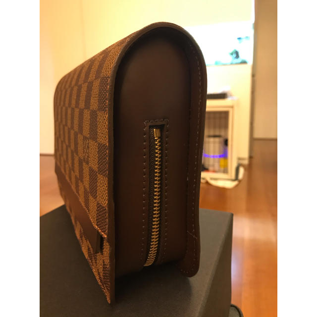 LOUIS VUITTON(ルイヴィトン)のルイヴィトン　ダミエ　クラッチバッグ　美品 メンズのバッグ(セカンドバッグ/クラッチバッグ)の商品写真