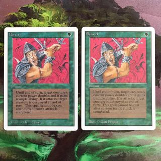 最大5万円OFFクーポン! MTG 狂暴化/Berserk 2ED 英語版 2枚