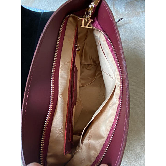 アミーカ・マコ　カーフレザー２WAYショルダーハンドバッグ  美品 レディースのバッグ(ショルダーバッグ)の商品写真