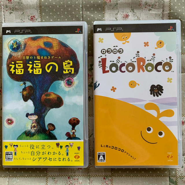 PlayStation Portable(プレイステーションポータブル)の福福の島　LocoRoco 【PSPソフト】 エンタメ/ホビーのゲームソフト/ゲーム機本体(携帯用ゲームソフト)の商品写真