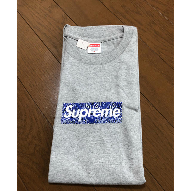 supreme バンダナ　box logo T 　Ｍサイズメンズ