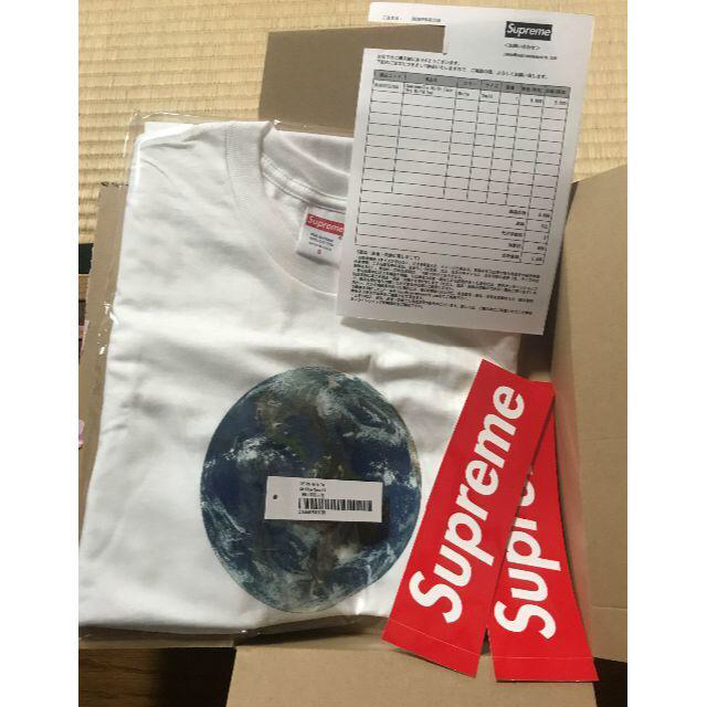 メンズsupreme/north face world tee ワールドTシャツ S