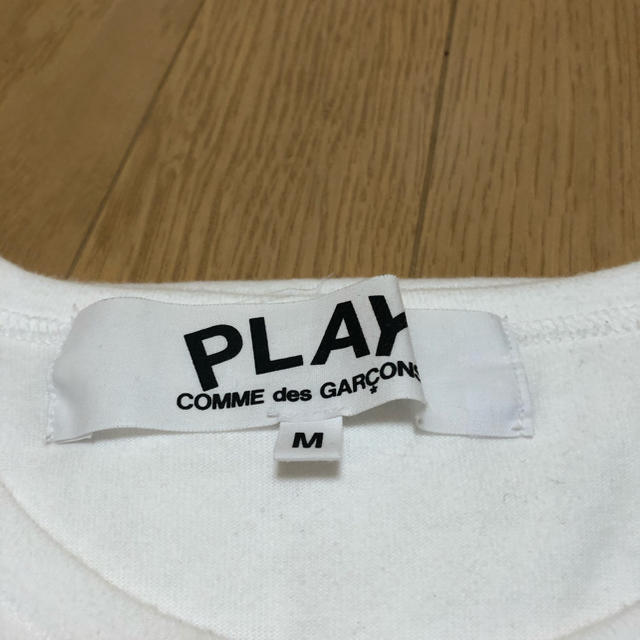 COMME des GARCONS(コムデギャルソン)のプレイコムデギャルソン    tシャツ M メンズのトップス(Tシャツ/カットソー(半袖/袖なし))の商品写真