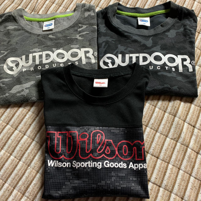 OUTDOOR(アウトドア)のキッズ　Tシャツ　３枚 キッズ/ベビー/マタニティのキッズ服男の子用(90cm~)(Tシャツ/カットソー)の商品写真