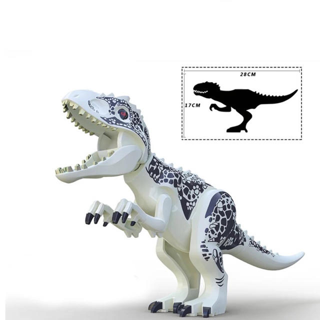 ジュラシックワールド LEGO 互換 インドミナス レックス 恐竜 レゴ  キッズ/ベビー/マタニティのおもちゃ(積み木/ブロック)の商品写真