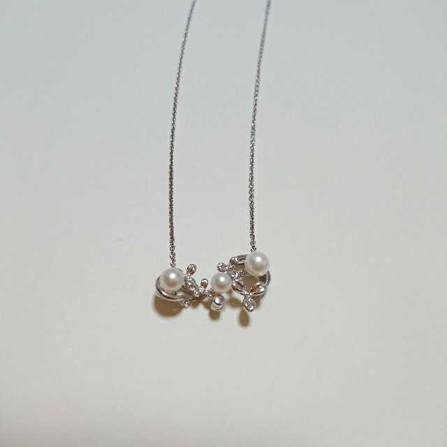 TASAKI(タサキ)の【TASAKI】ハート真珠ネックレス・silver925 レディースのアクセサリー(ネックレス)の商品写真