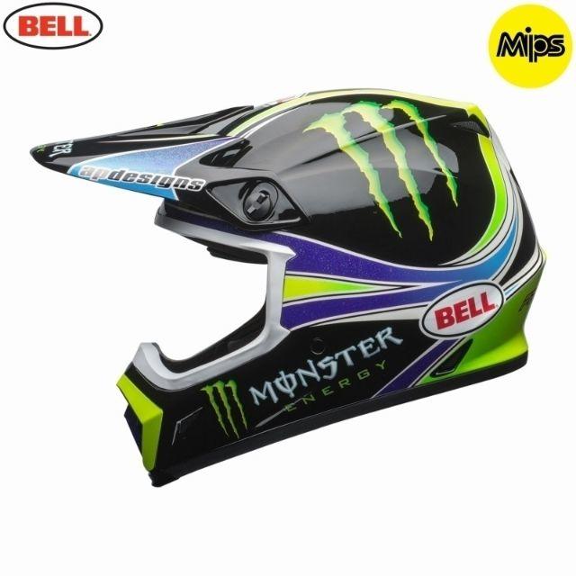 BELL MX-9 モンスターエナジー オフロードヘルメット XL | www.jarussi