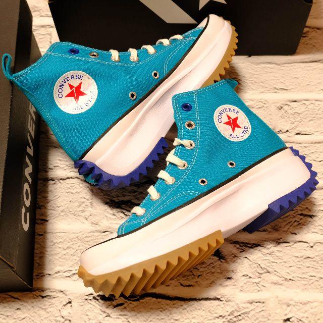 CONVERSE(コンバース)の【NN様専用】コンバース ランスターハイク Women's ブルー24.0㎝ レディースの靴/シューズ(スニーカー)の商品写真