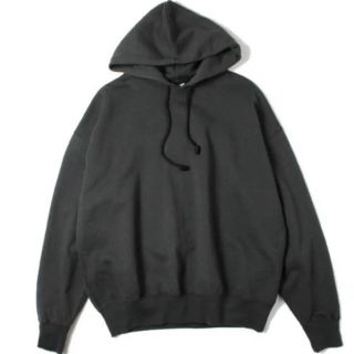 コモリ(COMOLI)のAURALEE / BACK WOOL SWEAT BIG PARKA(パーカー)