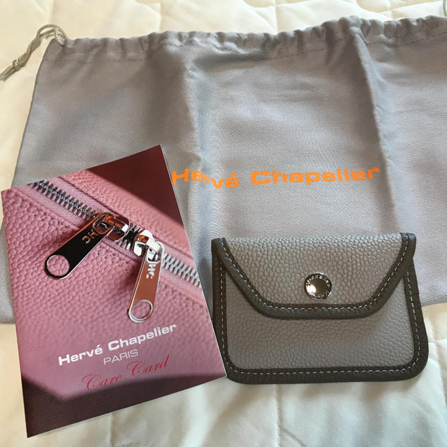 Herve Chapelier(エルベシャプリエ)のHerve Chapelier 905GP マスティック×トープ レディースのファッション小物(名刺入れ/定期入れ)の商品写真