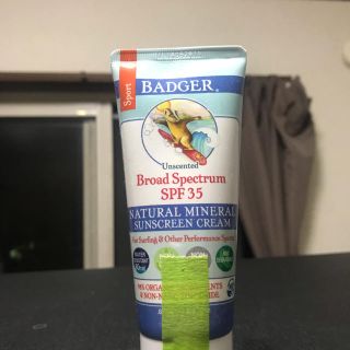 バジャー(Badger)のBadger バジャー スポーツ用日焼け止め SPF35 無香料 87ml(日焼け止め/サンオイル)