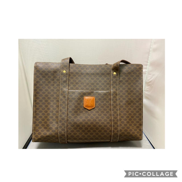 美品　オールドセリーヌ　マカダム柄トートバック　celine