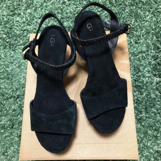 アグ(UGG)のUGG ウェッジ　ヒール　サンダル　26cm US9(サンダル)