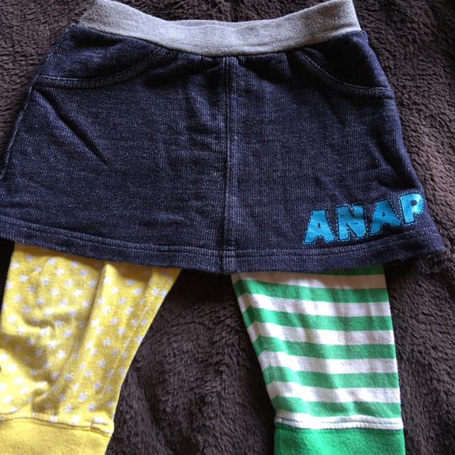 ANAP Kids(アナップキッズ)のANAP スカッツ　90㌢ キッズ/ベビー/マタニティのキッズ服女の子用(90cm~)(スカート)の商品写真