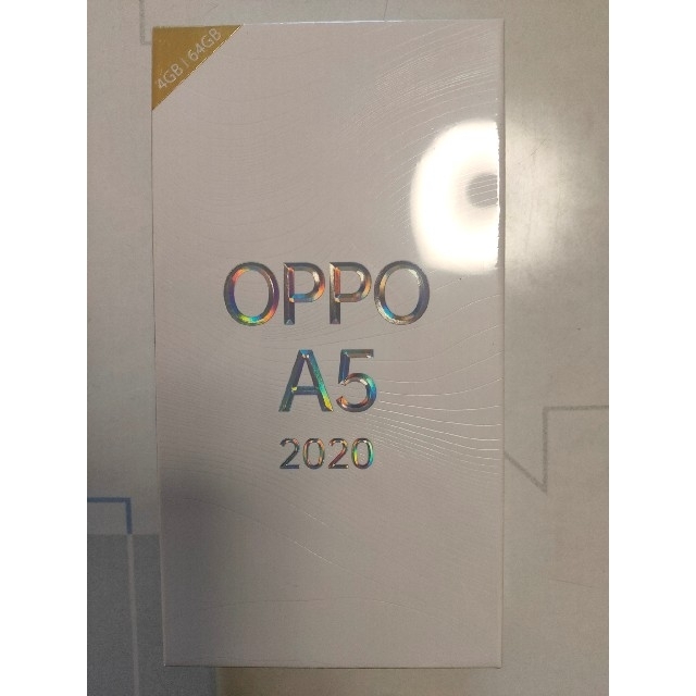 スマホ【新品未開封】OPPO A5 2020 SIMフリー ブルー