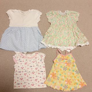 女の子　80 まとめ売り　ワンピース(コンビミニ)　トップス(マザウェイズ)水着(ワンピース)