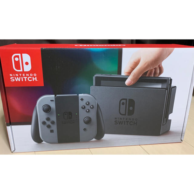 任天堂(ニンテンドウ)の「Nintendo Switch Joy-Con (L) / (R) グレー」 エンタメ/ホビーのゲームソフト/ゲーム機本体(家庭用ゲーム機本体)の商品写真