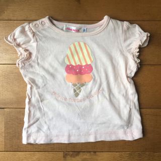 ベベ(BeBe)のnou petit アイスクリームTシャツ　半袖トップス(シャツ/カットソー)