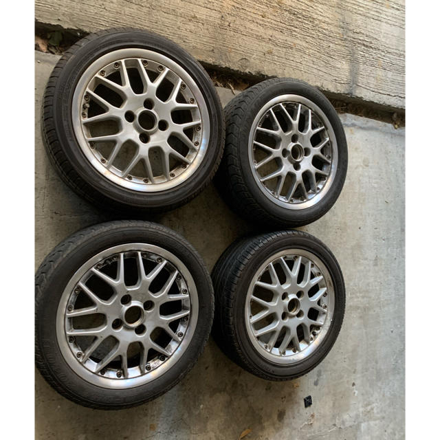 自動車BBS 15インチアルミ　195/45-15 4本セット