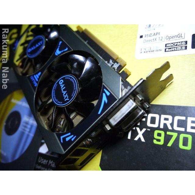 ■GeForce GTX970【ITXケース可/DX12/4K/ワンオーナー品】1266MHzMemory