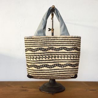 ヤエカ(YAECA)ののぞみ様専用　warang wayan   square futo bag(かごバッグ/ストローバッグ)