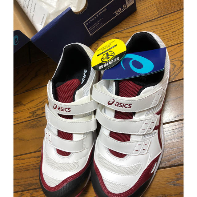 asics(アシックス)の新品　asics ウィンジョブ　CP102 26.5センチ　安全靴 メンズの靴/シューズ(その他)の商品写真