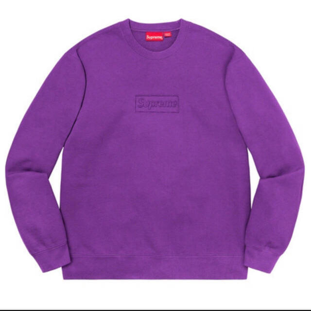 Supreme(シュプリーム)の最安値　supreme cutout logo crew neck L  メンズのトップス(スウェット)の商品写真