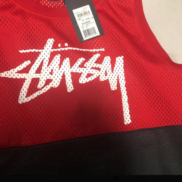 STUSSY(ステューシー)の今日まで‼️ステゥーシー　タンクトップ　ベースボール　Lサイズ メンズのトップス(タンクトップ)の商品写真